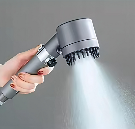 Household bathtub high-pressure shower nozzle turbine handheld shower nozzle