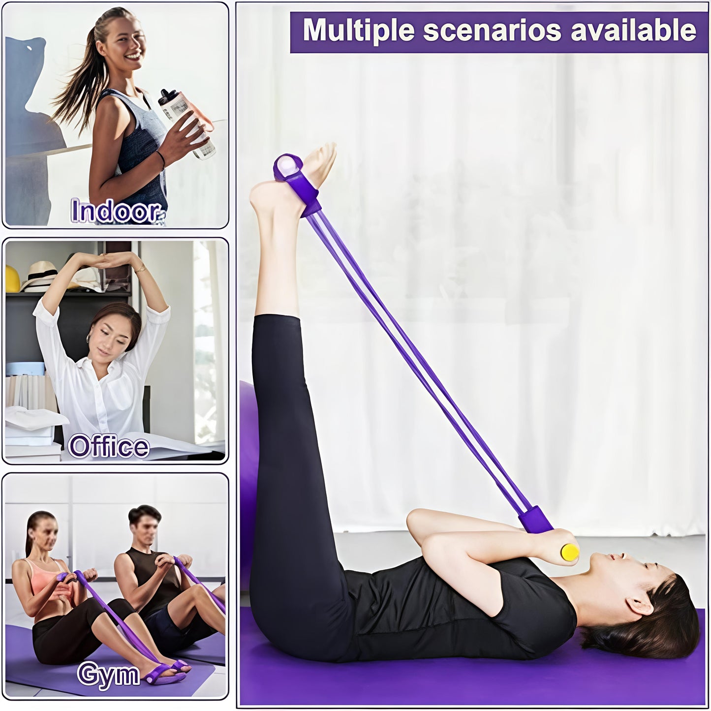 Portable Resistance Band Pedal Exerciser