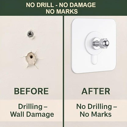 Watreproof Hanging Hook Sticker (Pack of 10)