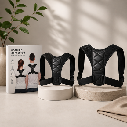Adjustable Posture Corrector Brace for Men & Women – Back Support Shoulder Straightener