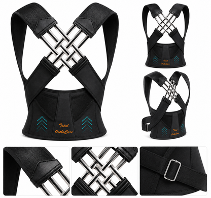 Advanced X-Back Posture Corrector with Lumbar Support – Adjustable Back Brace for Men & Women