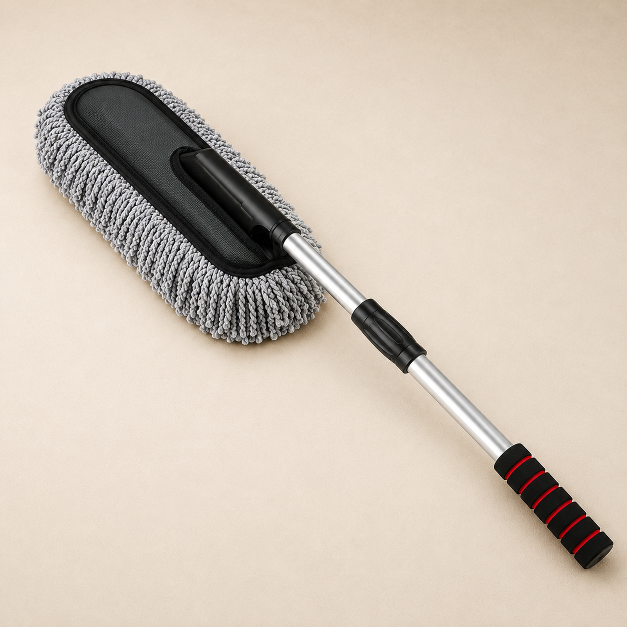 Extendable Microfiber Car Duster – Scratch-Free Soft Cleaning Brush