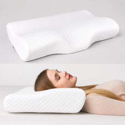 Ergonomic Memory Foam Cervical Pillow – Orthopedic Neck Support Pillow for Sleeping