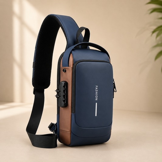 Shoulder bag with USB charging
