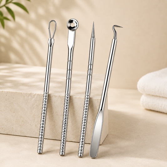Stainless Steel Blackhead Remover Pimple Blemish Extractor Remover Tool Set