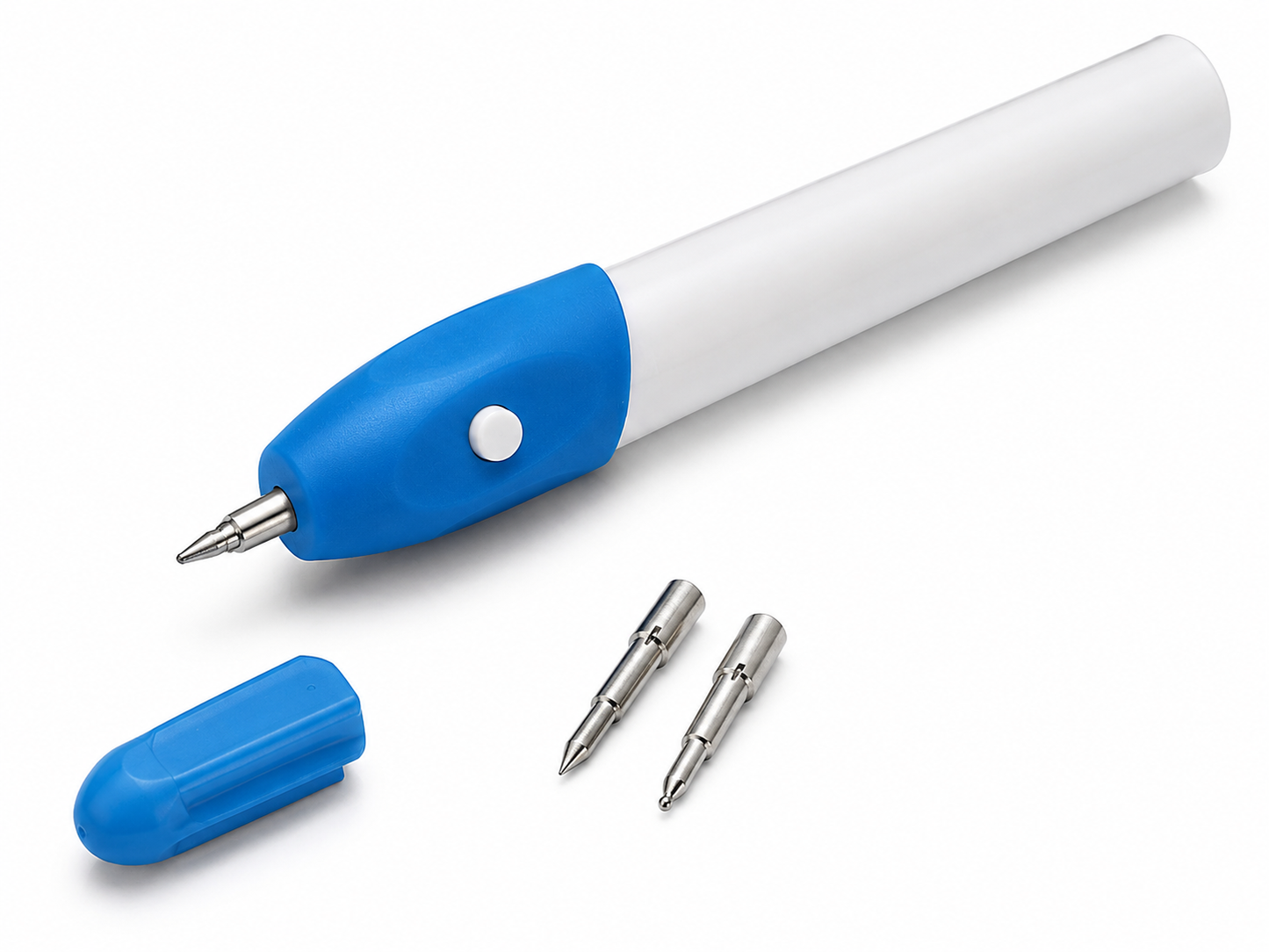 All Surface Writing Engrave Pen | Battery Operated, 2 Engraving Tips(Multicolor)