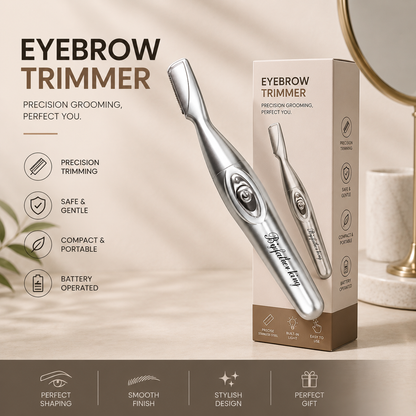 Portable Electric Eyebrow Trimmer for Women – Precision Facial Hair Remover