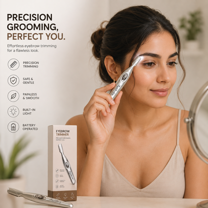 Portable Electric Eyebrow Trimmer for Women – Precision Facial Hair Remover