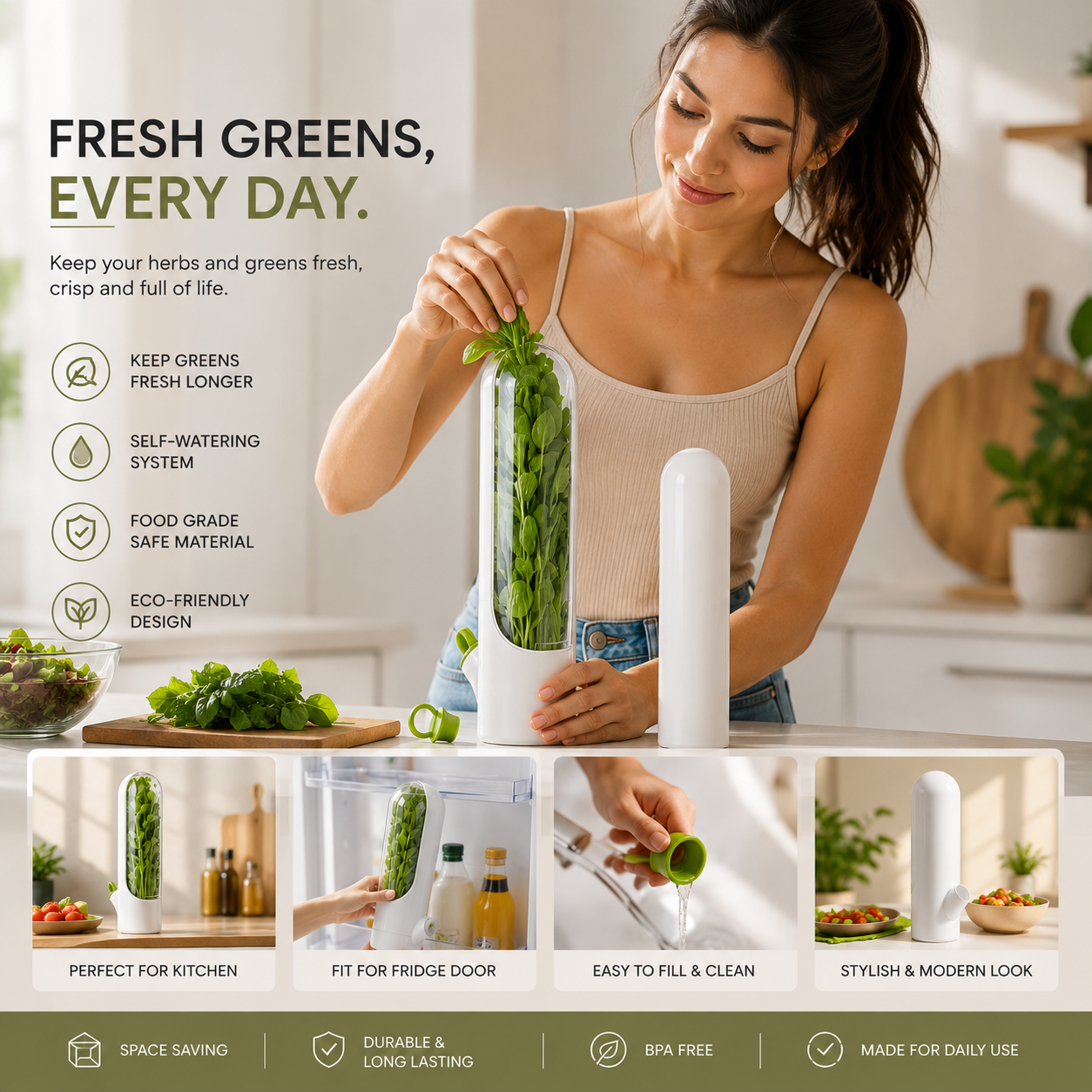 Portable Leakproof Salad Dressing Container Bottle – Refillable Sauce Dispenser