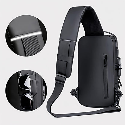 Shoulder bag with USB charging