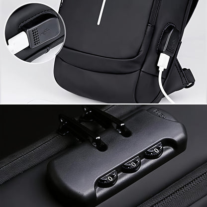 Shoulder bag with USB charging