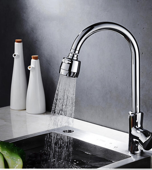 360° Rotating Faucet Extender with Dual Spray Modes