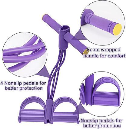 Portable Resistance Band Pedal Exerciser