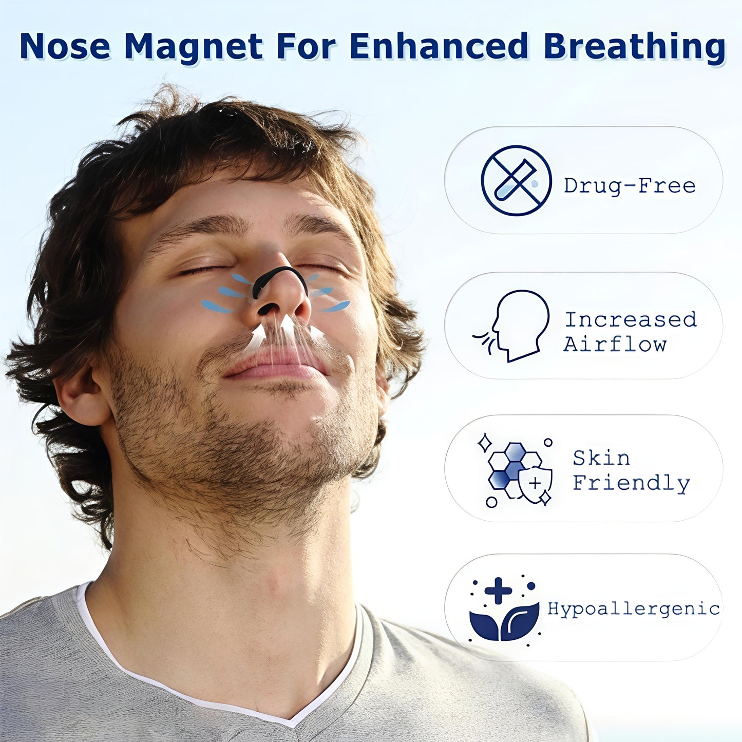 Magnetic Nasal Dilator – Enhanced Breathing Support