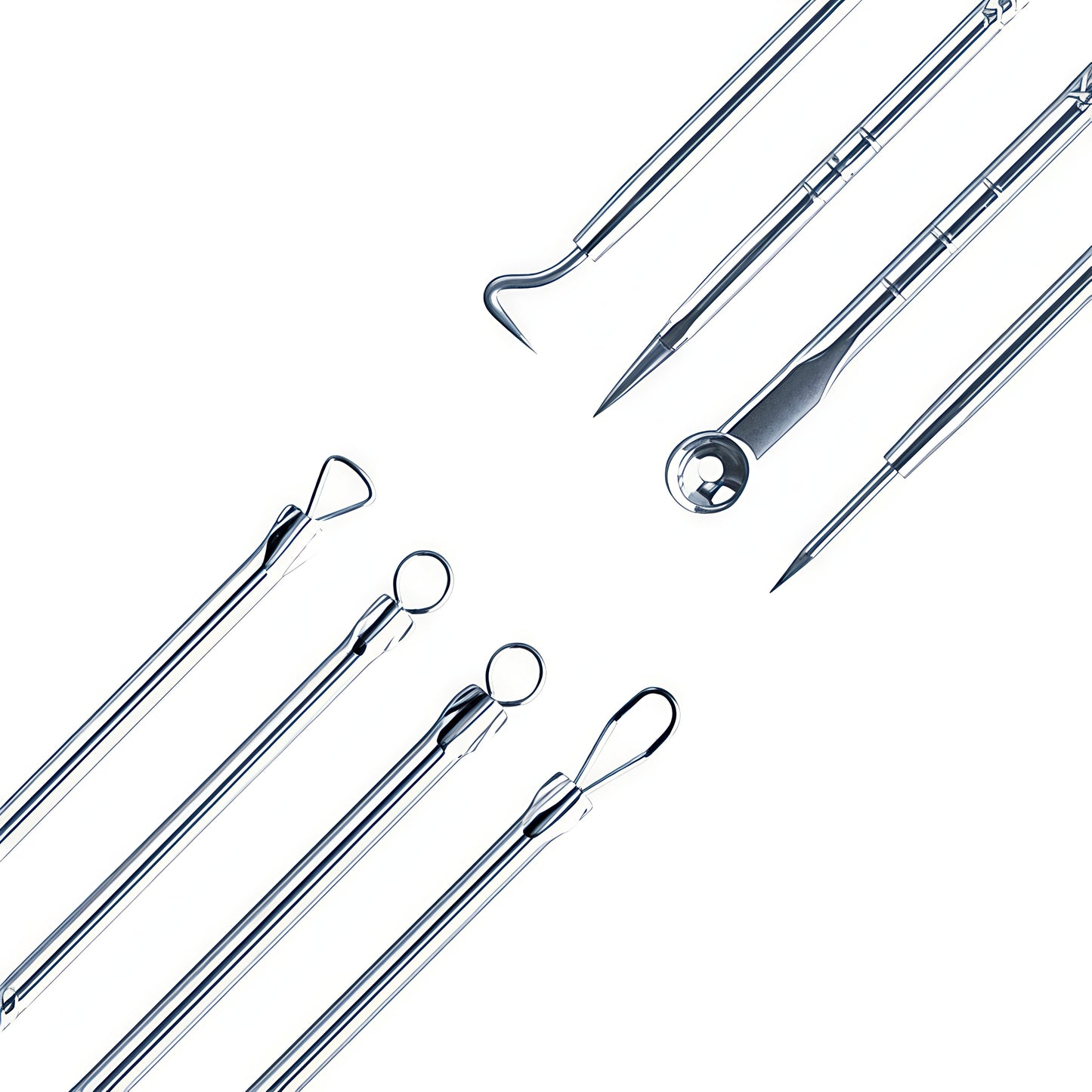 Stainless Steel Blackhead Remover Pimple Blemish Extractor Remover Tool Set