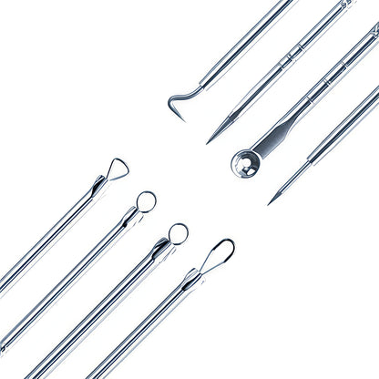 Stainless Steel Blackhead Remover Pimple Blemish Extractor Remover Tool Set