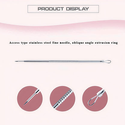 Stainless Steel Blackhead Remover Pimple Blemish Extractor Remover Tool Set