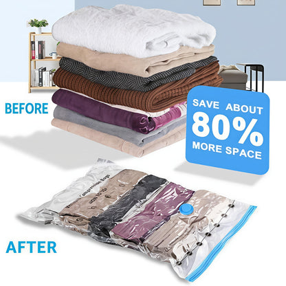 Vacuum Storage Bags with Hand Pump – Space Saver Compression Bags (Set of 5)