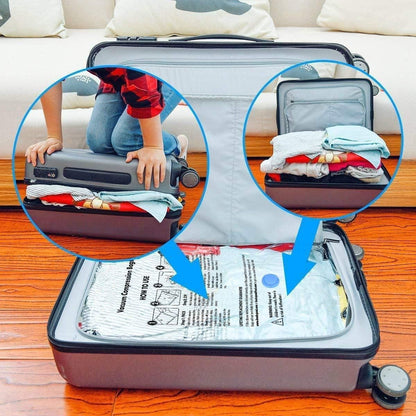 Vacuum Storage Bags with Hand Pump – Space Saver Compression Bags (Set of 5)